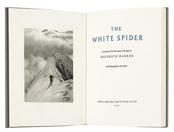 (LIMITED EDITIONS CLUB / PRESS.) Harrer, Heinrich. The White Spider.